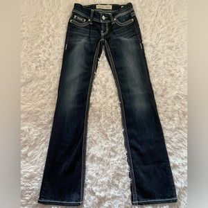 BKE Stella Bootcut Women’s Jeans Size 24R Dark Wash